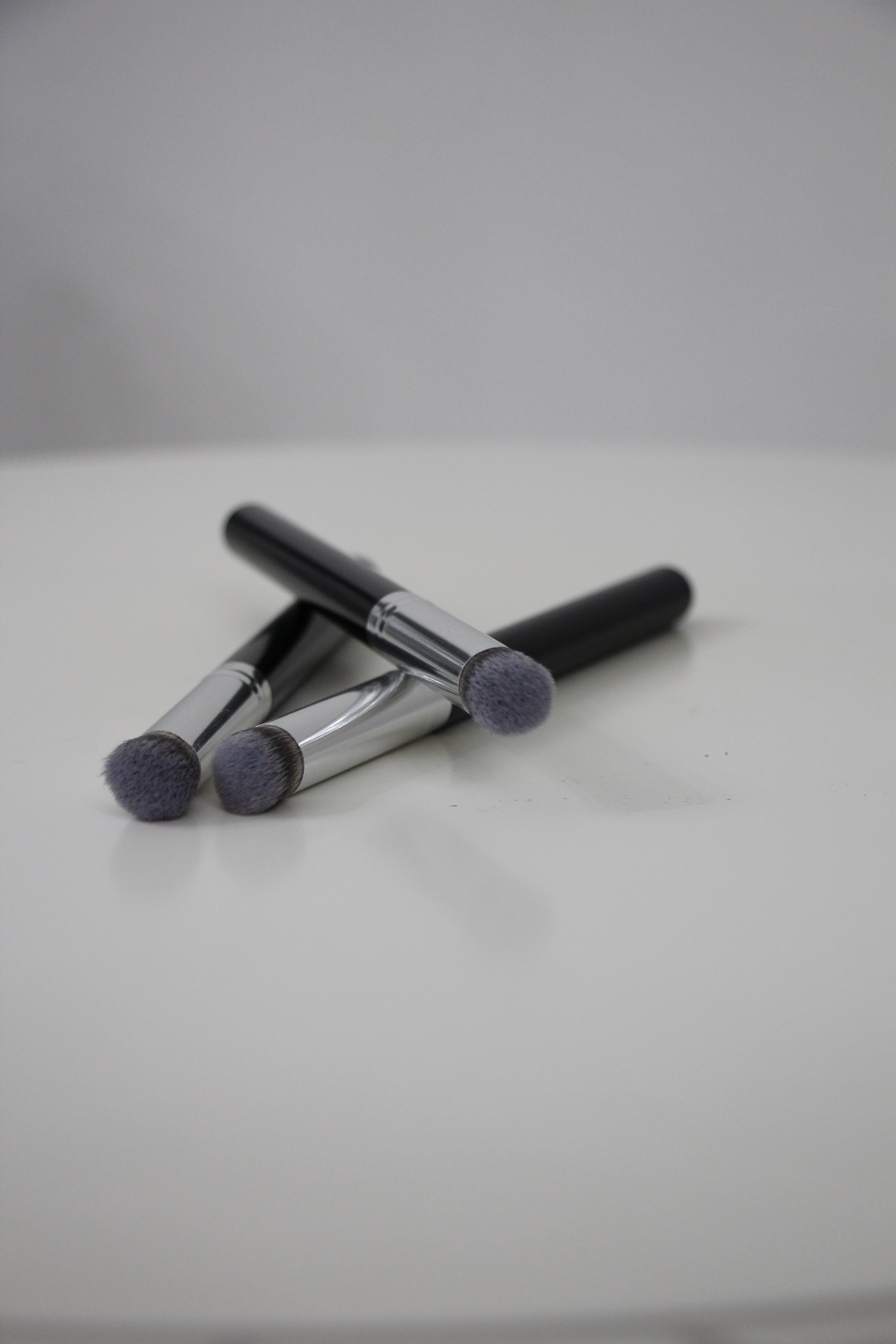 Blissora Pro Brush Set — 3-Piece Foundation & Concealer Collection