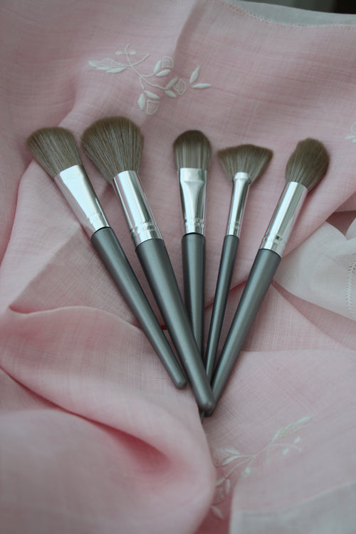 Blissora Complete Face Collection — 5-Piece Professional Face Brush Set