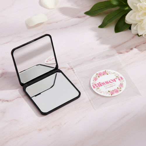 Black Cat Mirror with Blissora Packaging