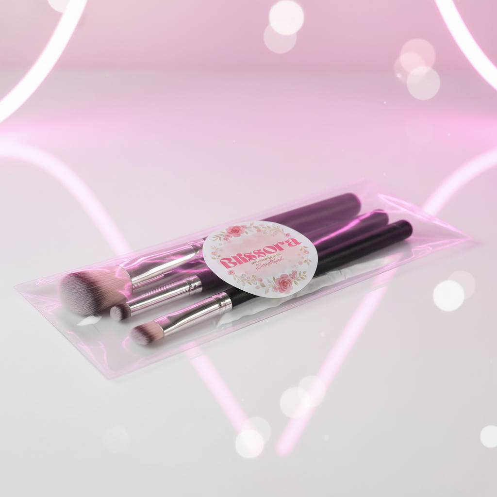 Bold Editorial with Clear Plastic Sleeve and Blissora Sticker
